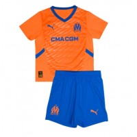 Echipament fotbal Olympique de Marseille Tricou Treilea 2024-25 pentru copii maneca scurta (+ Pantaloni scurti)